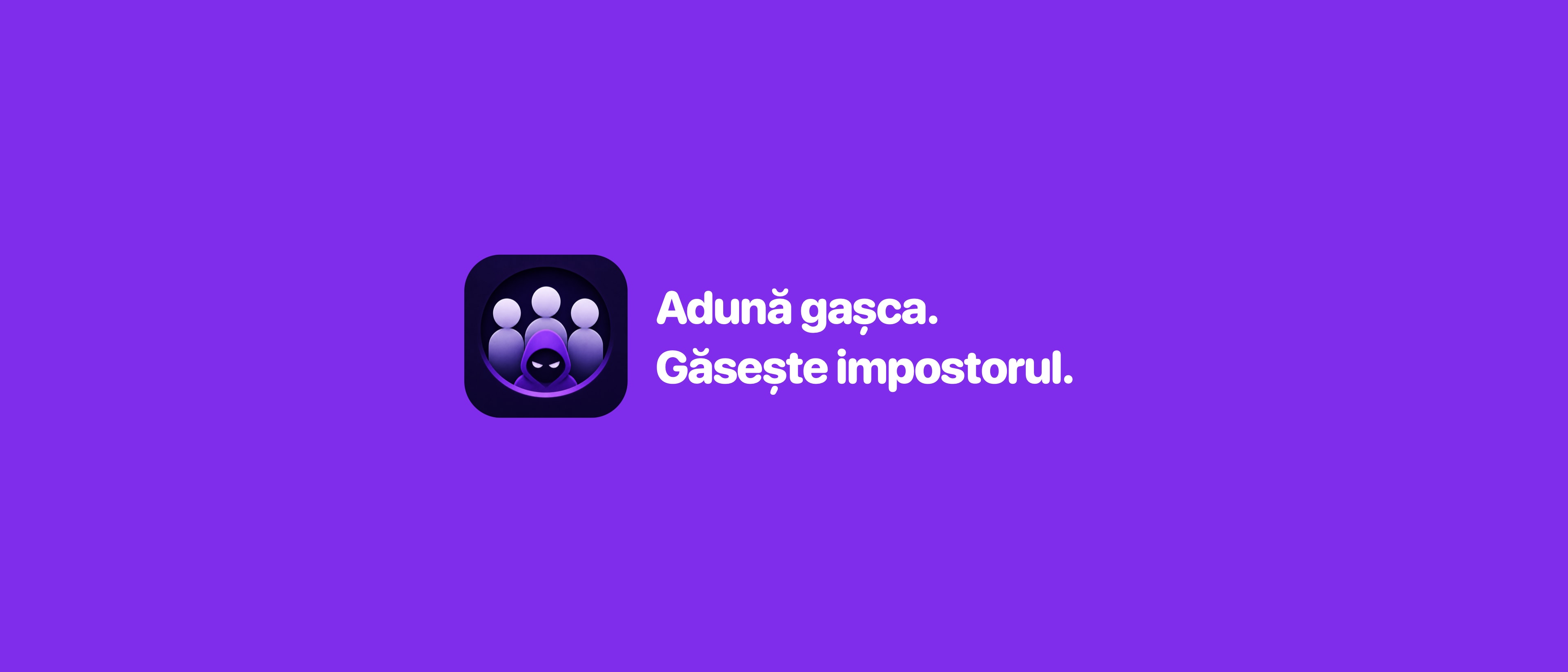Impostor visual identity and Romanian App Store headline