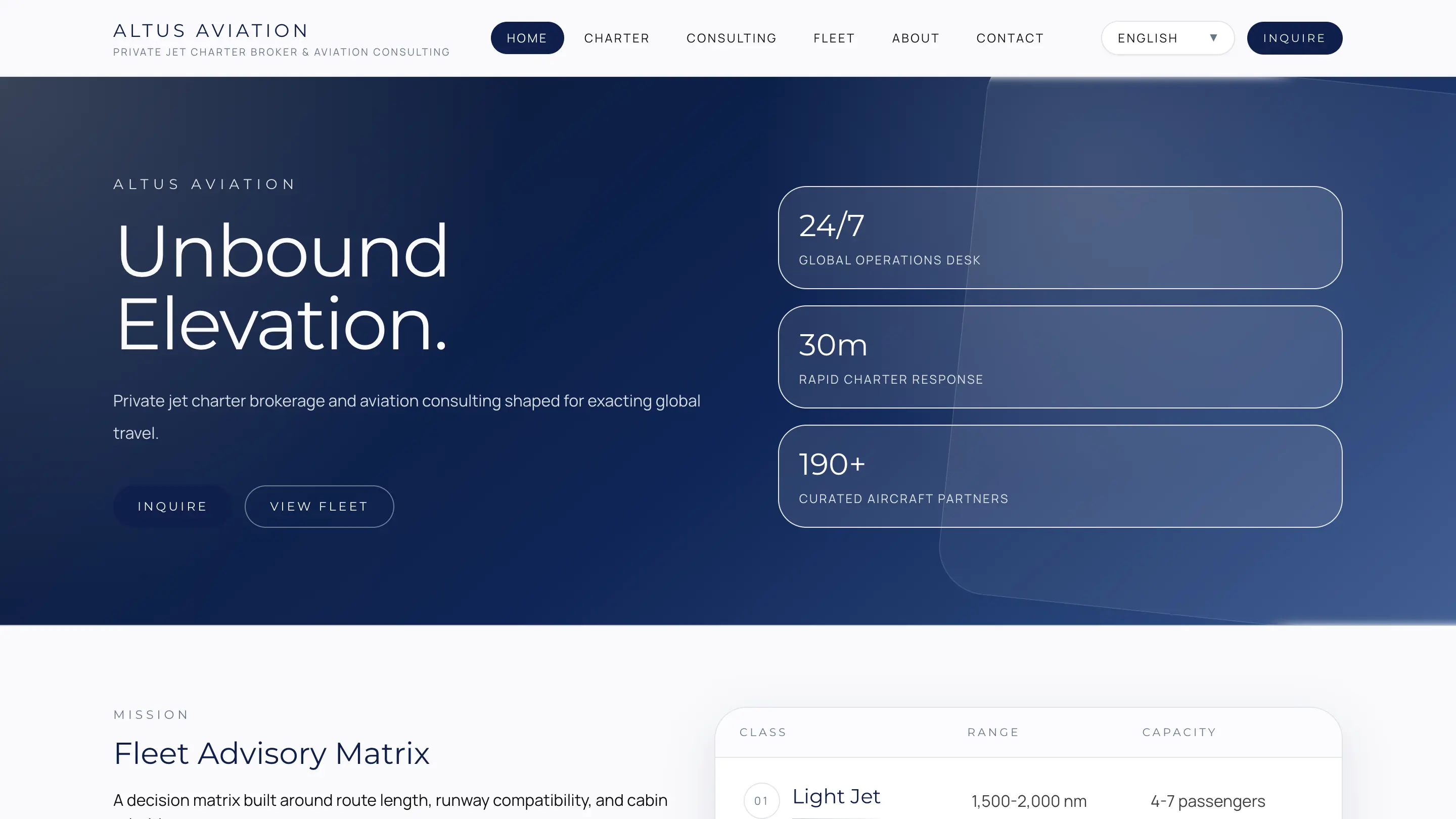 Altus Aviation project preview